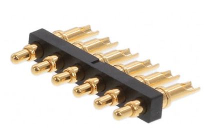 RS PRO Leiterplattensteckverbinder Gerade, 6-polig / 1-reihig, Raster 2.54mm, Lötanschluss-Anschluss, Nicht Ummantelt
