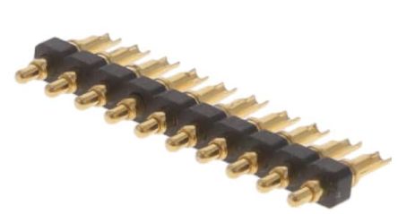RS PRO Leiterplattensteckverbinder Gerade, 10-polig / 1-reihig, Raster 2.54mm, Lötanschluss-Anschluss, Nicht Ummantelt