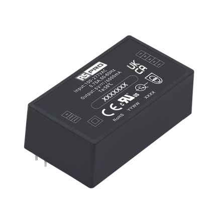 RS PRO Convertidor Ac-dc, 5V Dc, 6A, 30W, 1 Salida, Para Uso Médico