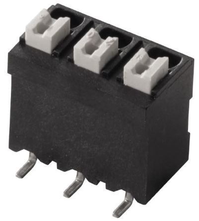 Weidmuller LSF Series PCB Terminal Block, 6-Contact, 5mm Pitch, Surface Mount, 1-Row