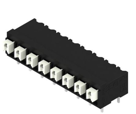 Weidmuller LSF Series PCB Terminal Block, 2-Contact, 5.08mm Pitch, Surface Mount, 1-Row