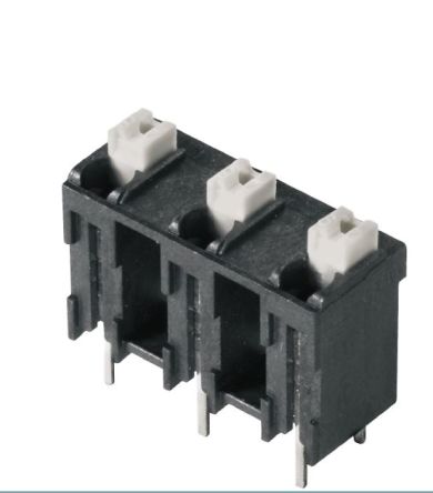 Weidmuller LSF Series PCB Terminal Block, 4-Contact, 7.62mm Pitch, Surface Mount, 1-Row