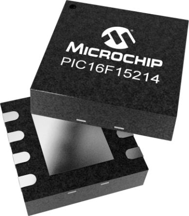 Microchip Microcontrolador MCU PIC16F15214-I/MF, Núcleo PIC16F De 8bit, 32MHZ, DFN De 8 Pines