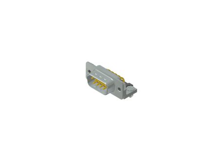 CONEC Sub-D Steckverbinder Stecker Abgewinkelt, 9-polig / Raster 2.74mm, Durchsteckmontage