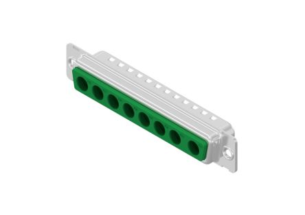 CONEC Sub-D Steckverbinder Stecker, 8-polig, Durchsteckmontage