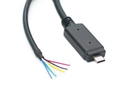 Connective Peripherals Cable Convertidor USBC-FS-RS232-0V-1800-WE, Conector A USB C, Conector B Extremo Del Cable