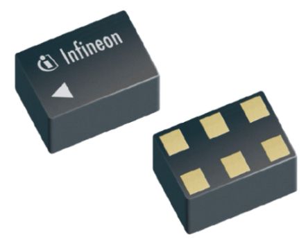 Infineon Amplificateur RF BGA123N6E6327XTSA1, Faible Bruit Gain=21,2 DB, 1 615 MHz PG-TSNP-6,6 Broches