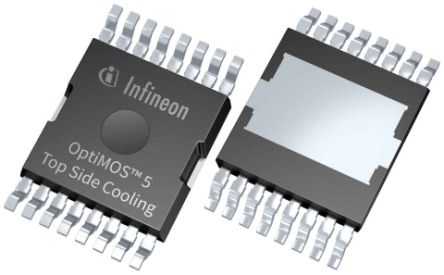 Infineon IAUS300N08S5N014T IAUS300N08S5N014TATMA1 N-Kanal, SMD MOSFET 80 V / 327 A, 16-Pin PG HDSOP-16 (TOLT)