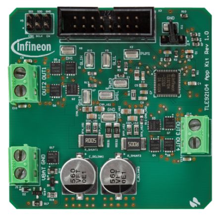 Infineon TLE92104-232QX Evaluierungsplatine, Evaluation Board For Multi MOSFET Driver IC TLE92104-131QX/TLE9210-232QX