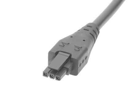 Molex Conjunto De Cables Micro-Fit 214770, Long. 500mm, Con A: Hembra, 3 Vías, Con B: Hembra, 3 Vías, Paso 3mm