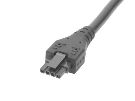 Molex Conjunto De Cables Micro-Fit 214770, Long. 1m, Con A: Hembra, 4 Vías, Con B: Hembra, 4 Vías, Paso 3mm