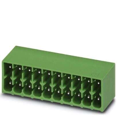 Phoenix Contact 3.5mm Pitch 6 Way Right Angle Pluggable Terminal Block, Header, Through Hole, Solder Termination