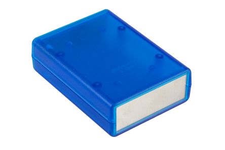Hammond, Schalengehäuse, Blau Transparent, ABS, 91 X 66 X 28mm
