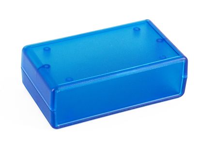 Hammond, Schalengehäuse, Blau Transparent, ABS, 105 X 60 X 35mm