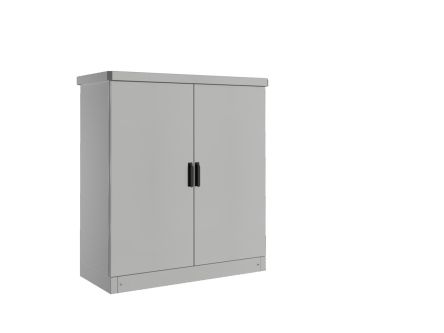 Rittal Supporto Da Pavimento, Porta Doppia, In Alluminio, Grigio, 1112 X 512 X 449mm, IP55