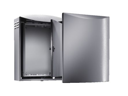 Rittal CS Systemschrank IP55, Aus Aluminium Grau, Eine Tür, 522 X 370 X 210mm