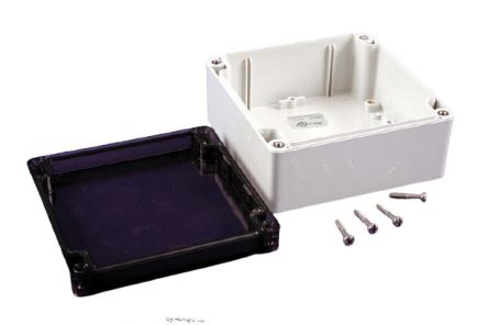 Hammond Caja De Policarbonato, 4.7 X 4.7 X 2.4plg, IP68