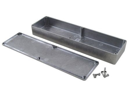 Hammond Caja De Aleación De Aluminio Presofundido, 254 X 70 X 50mm, IP54, Apantallada