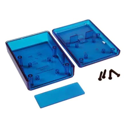 Hammond, ABS-Koffer, Blau Transparent, ABS, 91 X 66 X 28mm