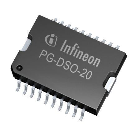 Infineon Motor Controller H Bridge TLE72093RAUMA1, PG-DSO-20-65, 20-Pin, 6.6A, 40 V, DC, Vollbrücke