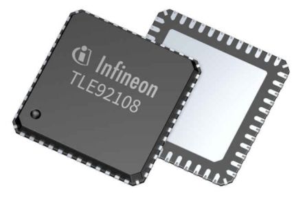 Infineon Driver De MOSFET TLE92108232QXXUMA1 100 MA 40V, 48 Broches, PG-VQFN-48