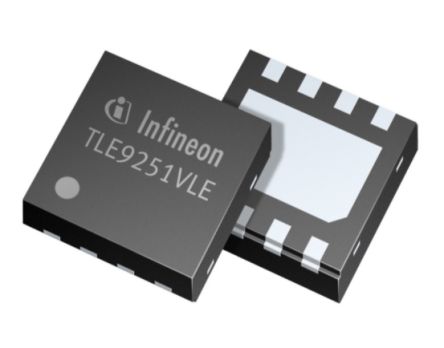 Infineon Transceiver CAN, TLE9251VLEXUMA1, 5Mbps PG-tson-8, 8 Broches