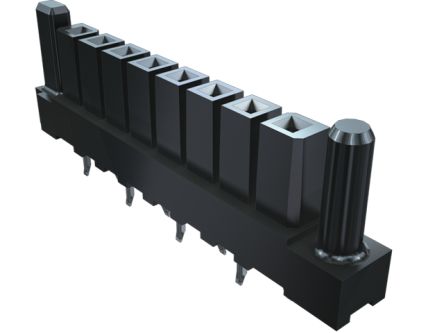 Samtec IPBS Series Straight Through Hole Mount PCB Socket, 30-Contact, 2-Row, 4.191mm Pitch, Solder Termination