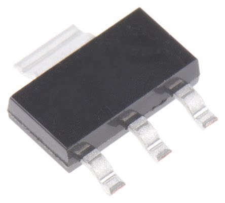 Onsemi Spannungsregler 800mA, 1 Niedrige Abfallspannung SOT-223, 3-Pin, Einstellbar