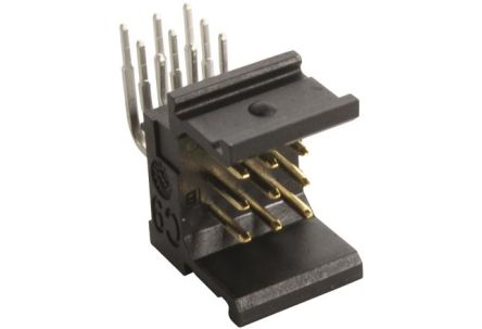 HARTING Conector Macho Para PCB En Ángulo Serie Har-Modular De 9 Vías, 3 Filas, Paso 2.54mm