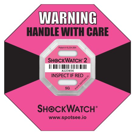 SpotSee Indicateur De Choc ShockWatch2