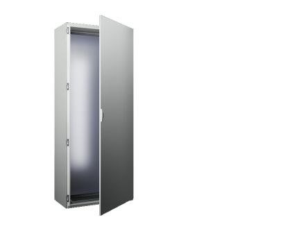 Rittal SE Series Sheet Steel Single-Door-Door Floor Standing Enclosure, Opaque Door, IP66, 2000 X 800 X 600mm