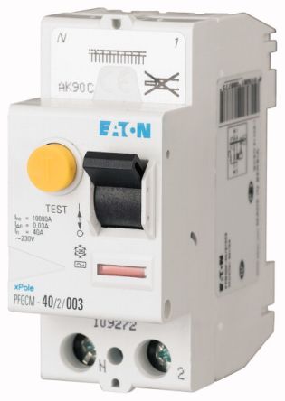 Eaton Moeller RCCB, 2-polig, 40A, 30mA Typ A 230V Ac