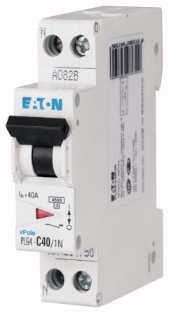 Eaton Moeller Leitungsschutzschalter Typ C, Pol 1P+N 40A DIN-Schienen-Montage