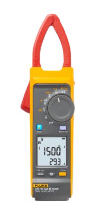 Fluke 393FC/E Clamp Meter Wi-Fi, 1000A Dc, Max Current 2500A Ac CAT III 1500V With RS Calibration