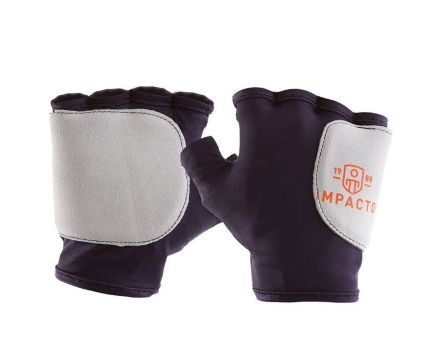 Impacto Blue, Grey Nylon Abrasion Resistant Work Gloves