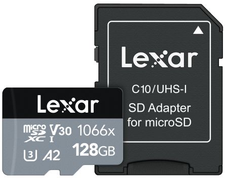 Lexar 128 GB MicroSDXC Micro SD Card, Class 10