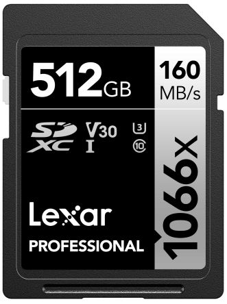 Lexar Silver SDXC SD-Karte 512 GB Class 10, TLC
