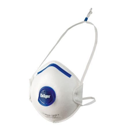 DRAEGER X-plore 1300 Series Disposable Respirator, FFP1, Valved, Moulded
