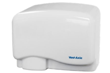 Vent-Axia ABS Händetrockner Automatisch 2kW, Luftdurchsatz 153m³/h, 160mm X 225mm X 275mm