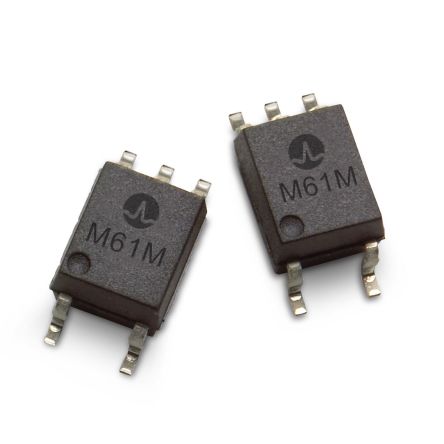 Broadcom, ACPL-M61M-500E DC Input CMOS Output Optocoupler, Surface Mount, 5-Pin SO