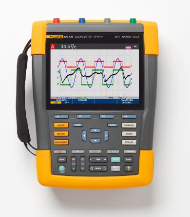 Fluke Speicher Handheld Oszilloskop 4-Kanal Analog 100MHz