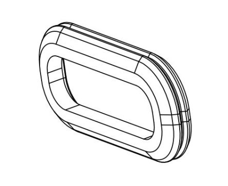Amphenol Industrial O-Ring Silikon, Innen-Ø 8.4mm / Außen-Ø 10.94mm, Stärke 1.3mm