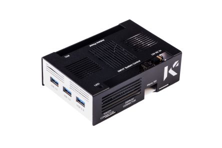 KKSB Mini-PC Gehäuse, Schwarz, Weiß, Aluminium, Für LattePanda Alpha Und Delta LattePan, 45x95x145mm