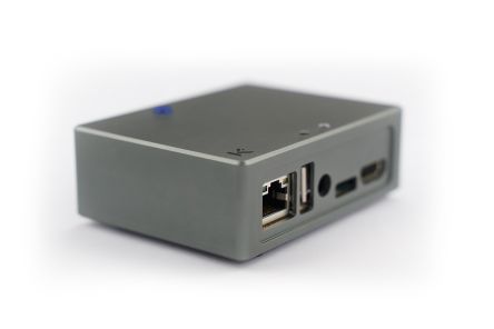 KKSB Mini-PC Gehäuse, Grau, Aluminium, Für Platine Odroid XU4, XU4Q, 40x75x125mm