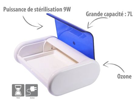 Orium UV-Desinfektionsbox, 9 W, L. 398 Mm, 230 V, 254 Nm