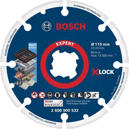 Bosch Disque De Coupe X-LOCK X-Lock, Ø 115mm