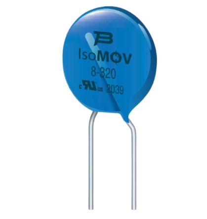 Bourns IsoMOV Metalloxid-Varistor, 30 PF, 40 PF, 175V / 50 A, 100 A, Wolle Gehäuse