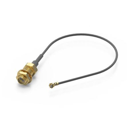 Wurth Elektronik Câble Coaxial, RP-SMA, / UMRF, 200mm, Noir