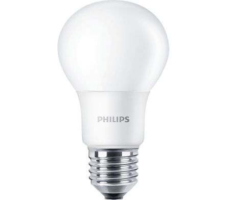 Philips Lighting Bombilla LED Philips, CorePro, 240 V, 8 W, Casquillo E27, Blanco Cálido, 2700K