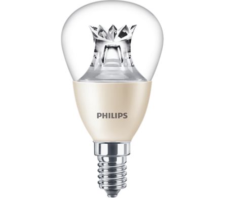 Philips Lighting Philips MASTER, LED Kerzenlampe, P48 Dimmbar, 2,8 W / 230V, E14 Sockel, 2200 K, 2700 K Warmweiß
